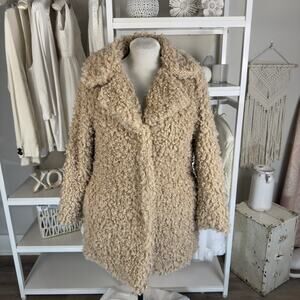 For the Republic faux fur Teddy coat, women’s size Large.  SI-017